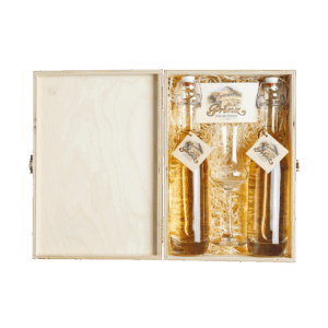 Prinz Edles in Holz verpackt