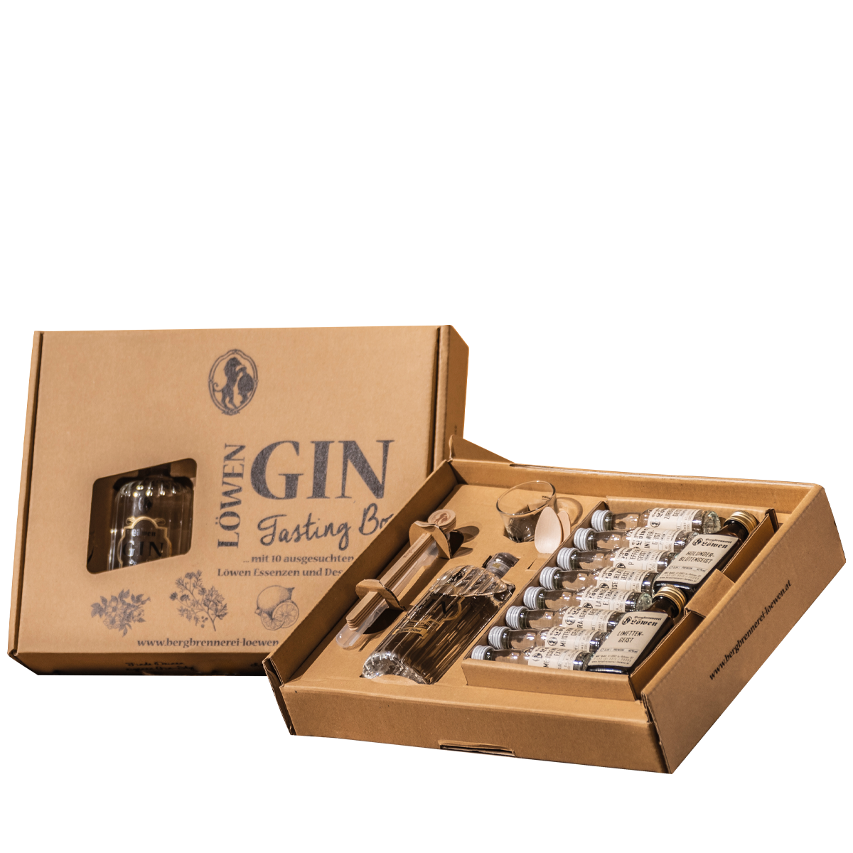 Löwen Gin Tasting Box 40% vol 1 Löwen Gin Tasting Box 40% vol