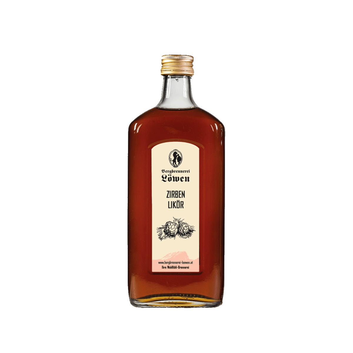 Löwen Zirben Likör 25% vol 1 Löwen Zirben Likör 25% vol