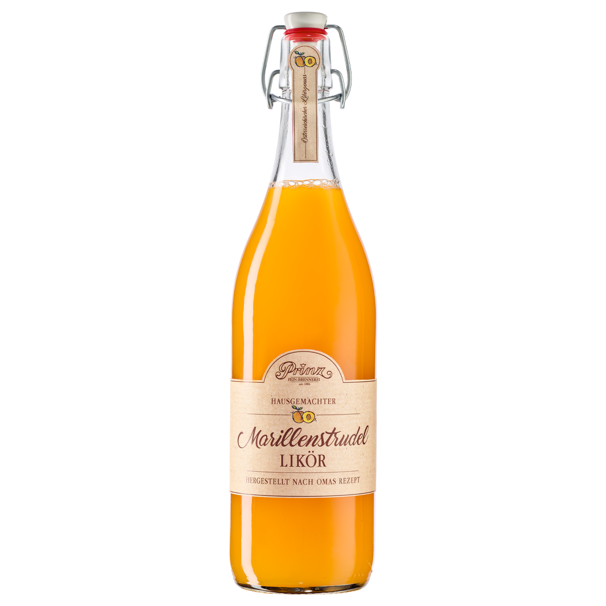 Prinz Marillenstrudel Likör 16% vol. 1 Prinz Marillenstrudel Likör 16% vol.
