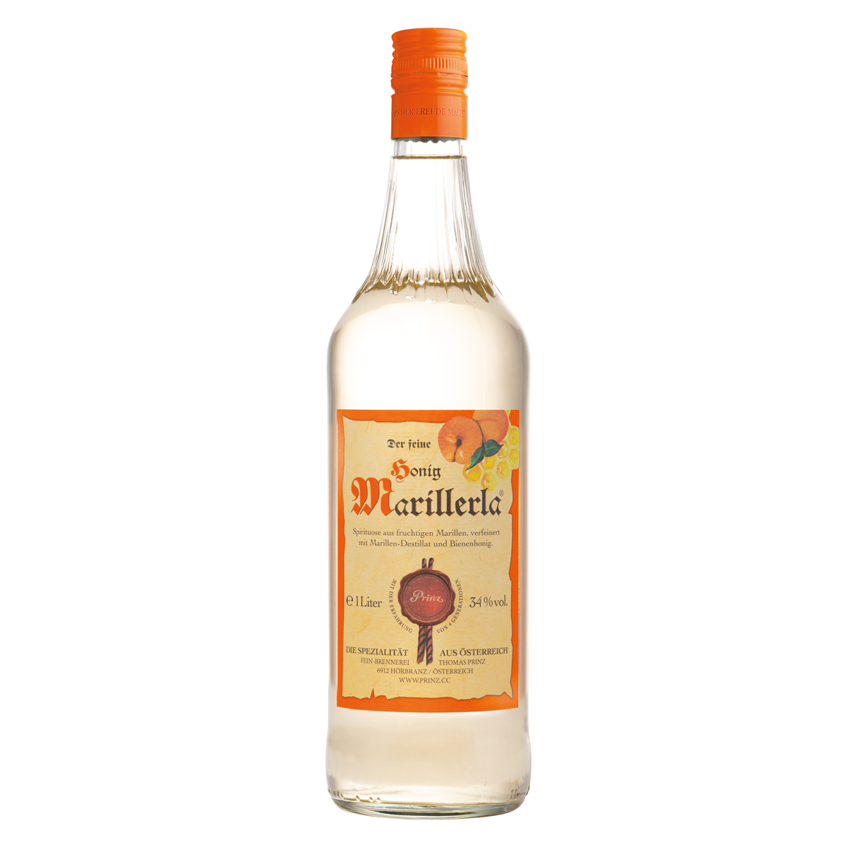 Prinz Honig Marillerla 34 % vol. 1 Prinz Honig Marillerla 34 % vol.