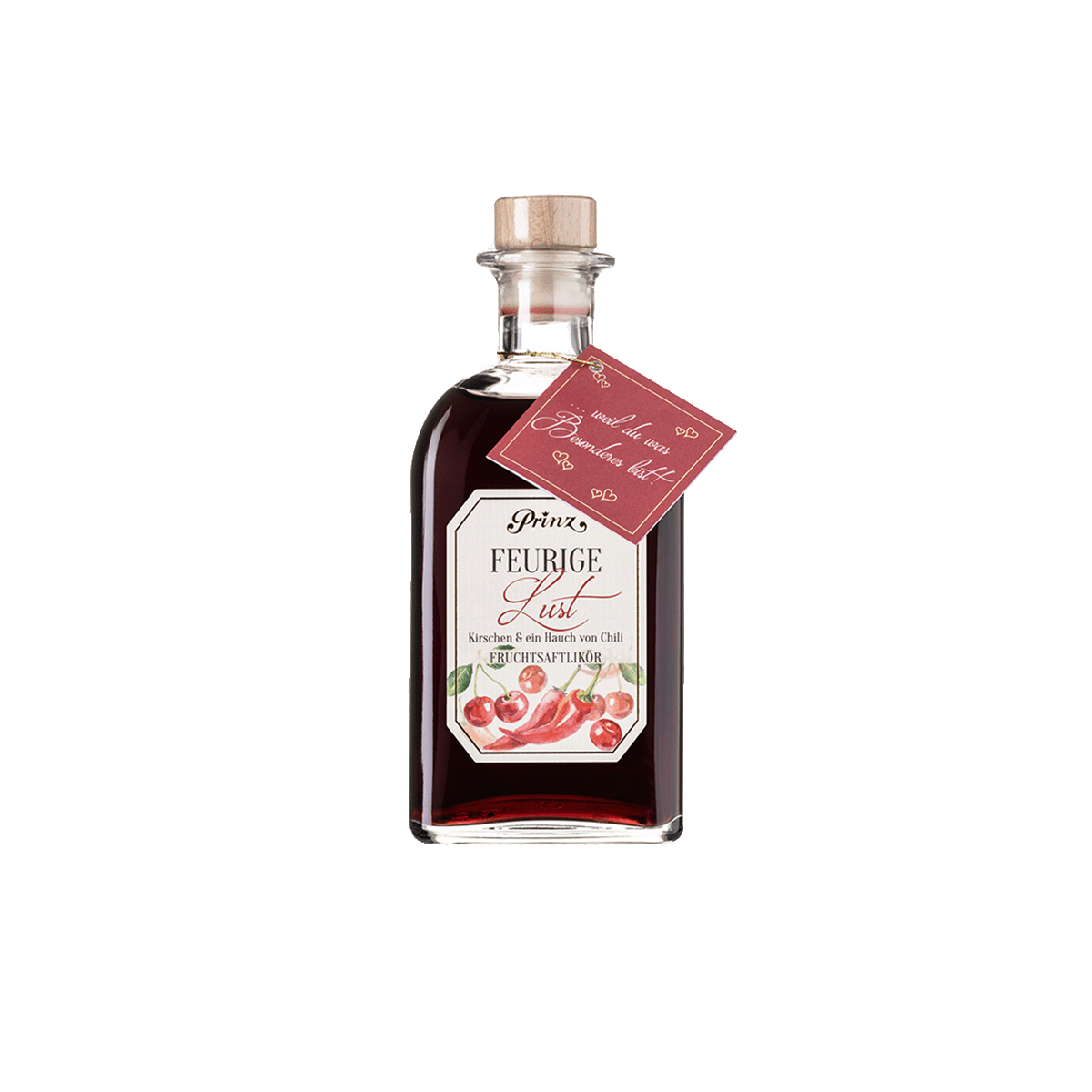 Feurige Lust Likör Kirschen und Chili 16% vol. 1 Feurige Lust Likör Kirschen und Chili 16% vol.