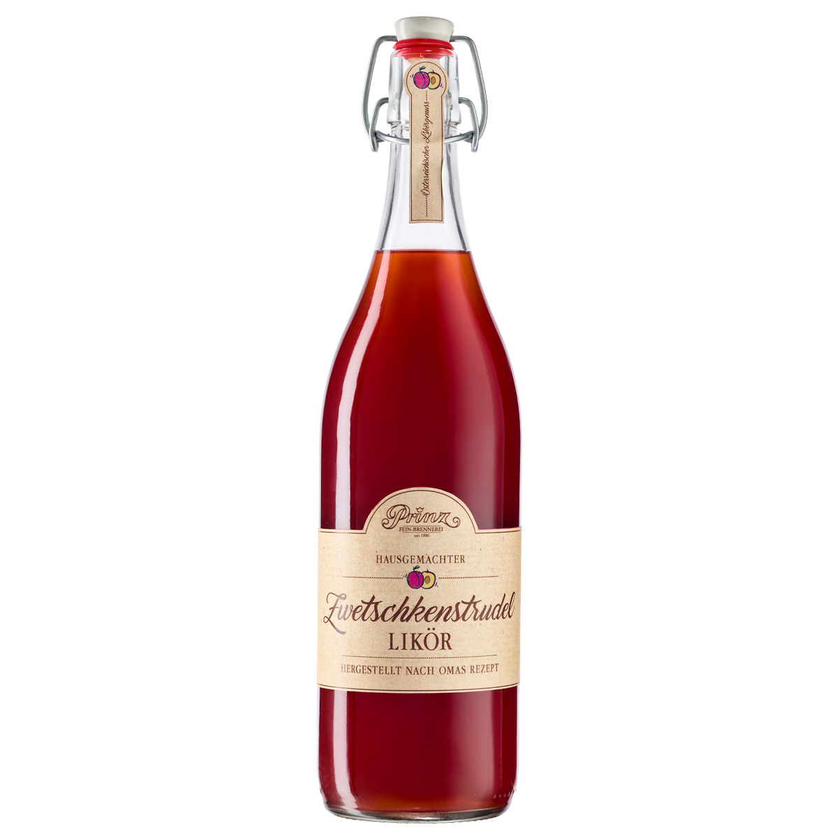 Prinz Zwetschkenstrudel Likör 16% vol. 1 Prinz Zwetschkenstrudel Likör 16% vol.