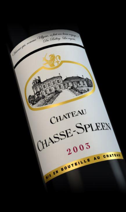 2003 Château Chasse-Spleen Cru Bourgoise AC Moulis-en-Médoc 1 2003 Château Chasse-Spleen Cru Bourgoise AC Moulis-en-Médoc