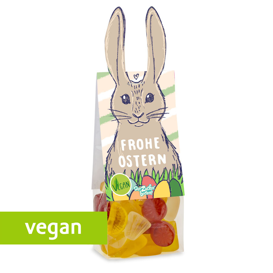 Frohe Ostern Naschbeutel (vegan) 1 Frohe Ostern Naschbeutel (vegan)
