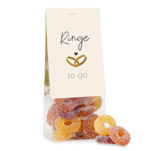 Hochzeit Gastgeschenk 30 STueCK "Ringe 2 go"