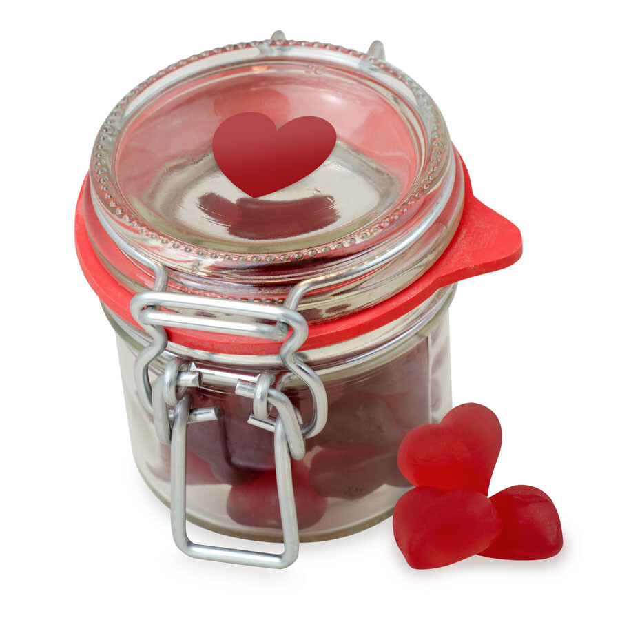 Glas voll Herz (5 Stueck) 1 Glas voll Herz (5 Stueck)