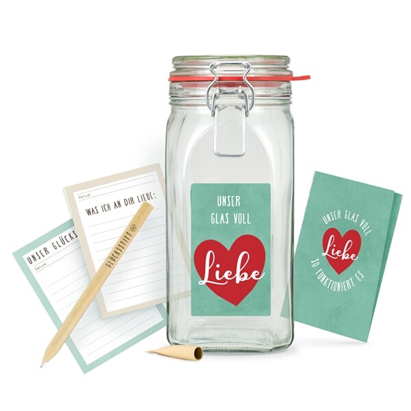 Glas voll Liebe 1 Glas voll Liebe