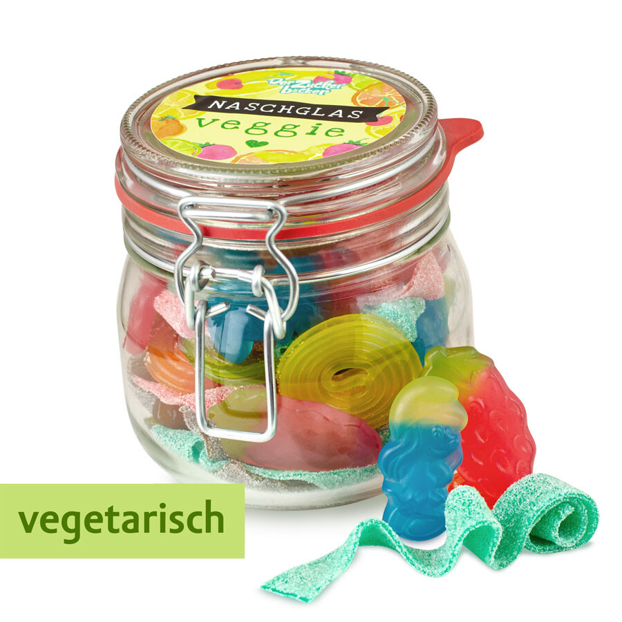 Vegetarisches Suessigkeitenglas 1 Vegetarisches Suessigkeitenglas